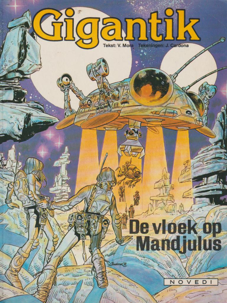 Strip Gigantik nr. 4 - De vloek op Mandjulus., Boeken, Stripverhalen, Verzenden