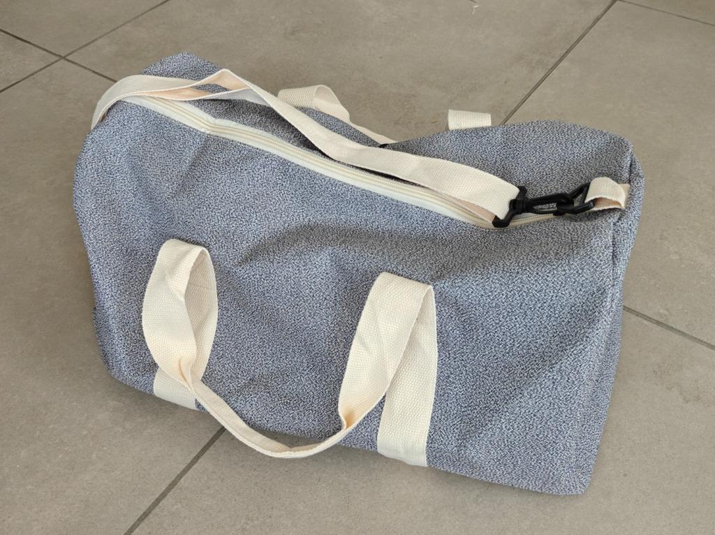 Nieuwe blauwe Draagtas / Draagzak ong 25 x 50 cm grootte, 40 tot 60 cm, 20 tot 30 cm, Blauw, Nieuw