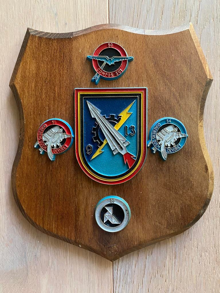 Belgian Air Force - Crest - Belgische Luchtmacht, Ophalen of Verzenden, Luchtmacht, Embleem of Badge