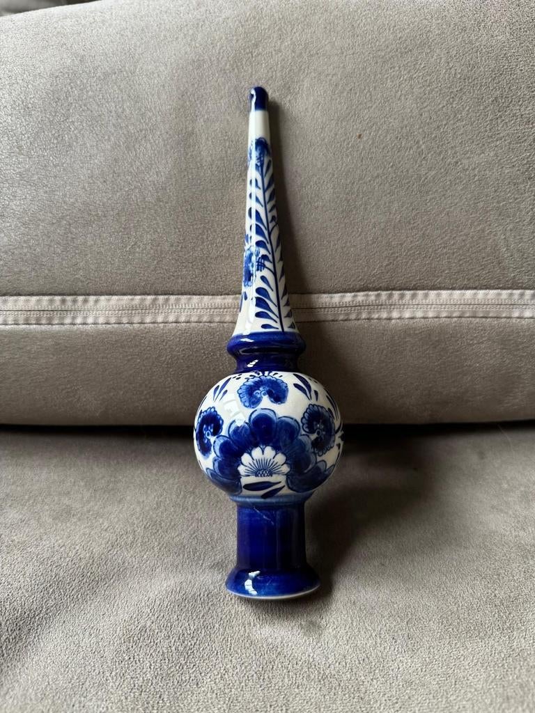 Delftsblauw - Kerstballen & piek, Antiek en Kunst, Ophalen