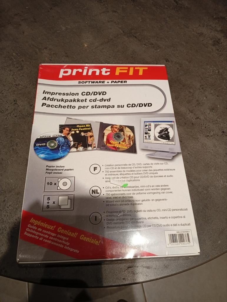 Print Fit software + paper, Enlèvement ou Envoi, Comme neuf, Cd