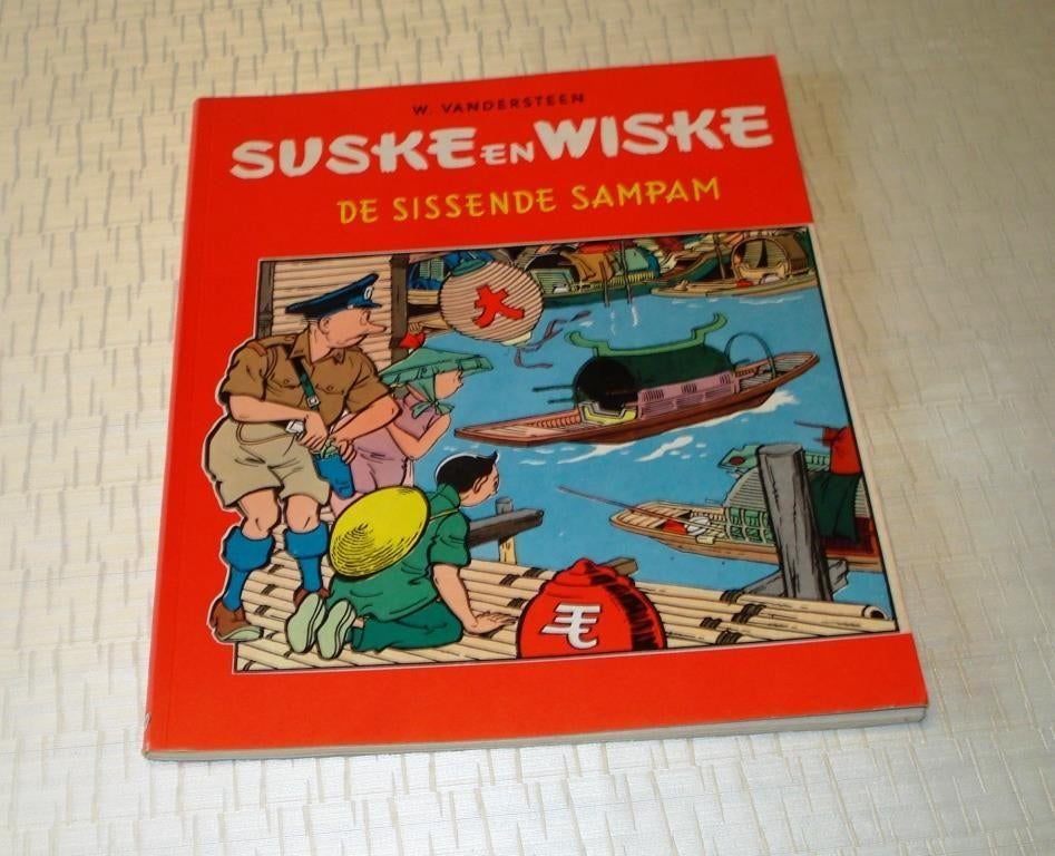 De sissende sampan Suske en Wiske 1966, Ophalen of Verzenden, Gelezen