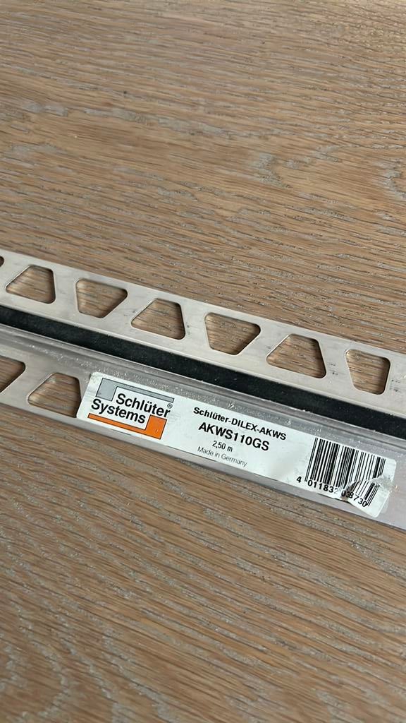 Uitzetprofiel Schluter Dilex AKWS 2,5m, Enlèvement, Neuf