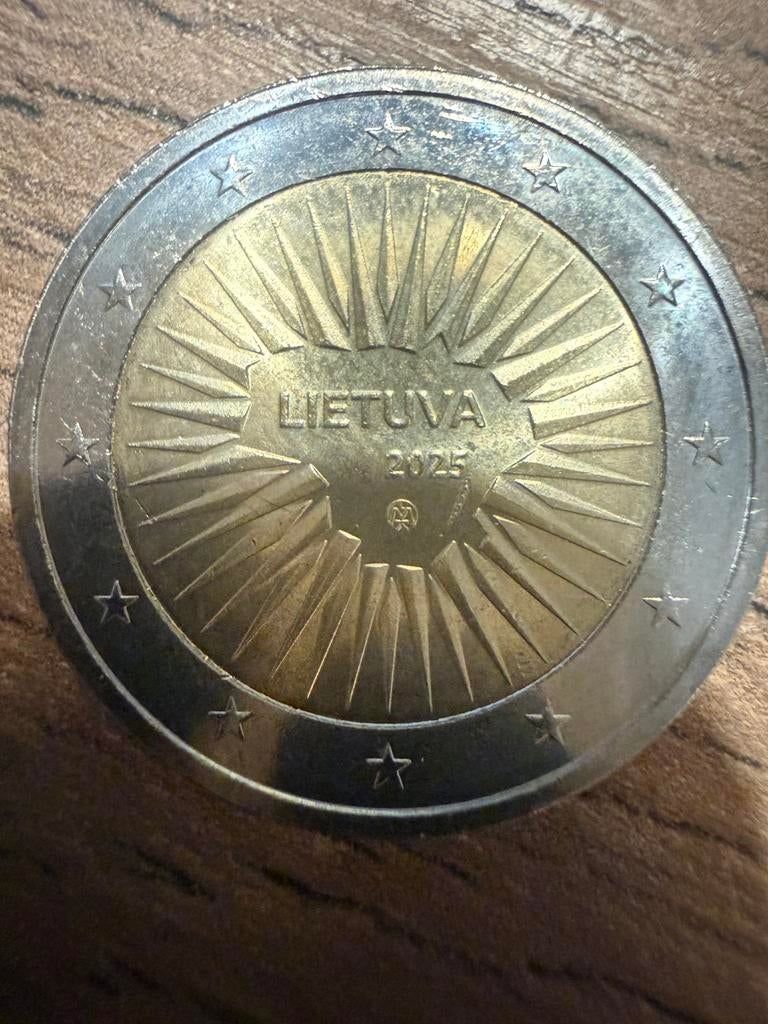 2 euro  litouwse 2025, Ophalen of Verzenden, 2 euro