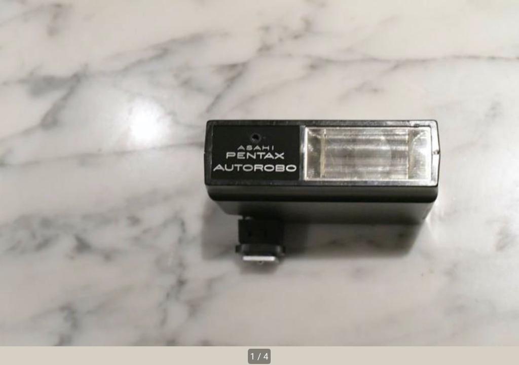 Flash autorobo Asahi Pentax, Enlèvement ou Envoi, Utilisé, Pentax, Inclinable