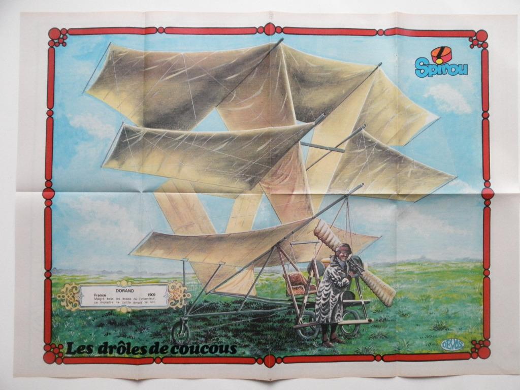 Poster Spirou 2369 - Drôles de Coucous - 8/09/1983 - Neuf, Neuf, Une BD, Enlèvement, Devos