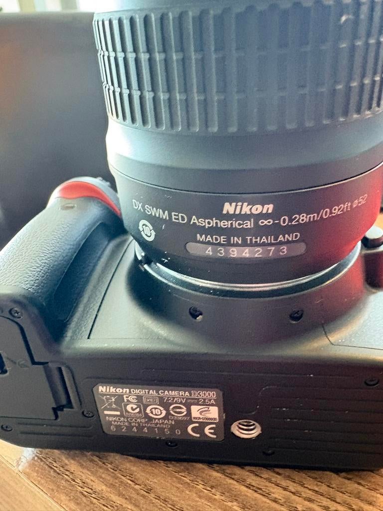 Nikon D3000 349E avec 2 objectifs, Enlèvement, Comme neuf