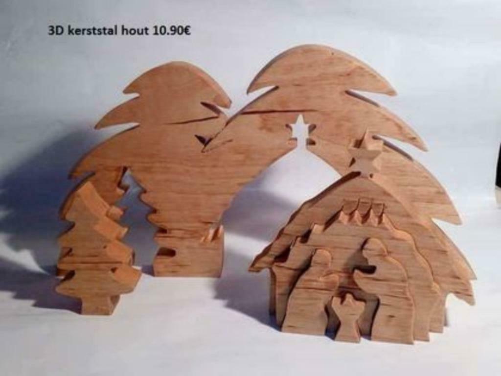 3D kerststal, Diversen, Kerst, Ophalen of Verzenden, Nieuw