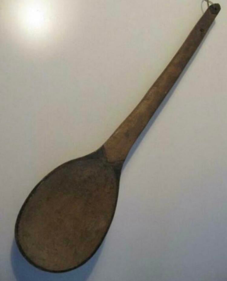 Antieke Kuba kookpot lepel van antropoloog ca. 1920 - 1930, Verzenden