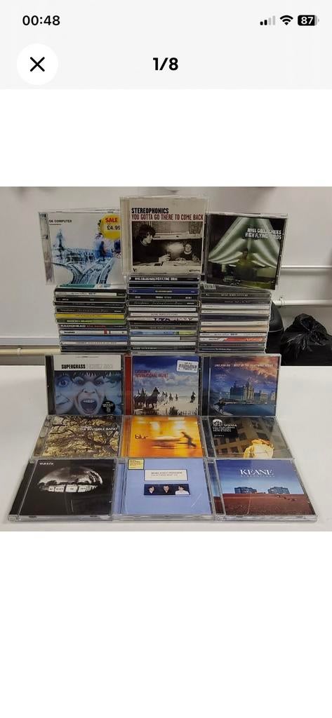 84 x Britpop CD, Envoi, Utilisé