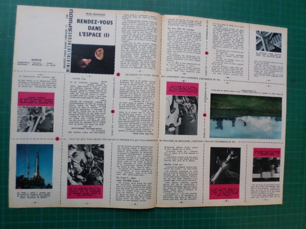 Mini récit spirou n° 168 - rendez-vous dans l'espace - 1963, Enlèvement ou Envoi, Autres personnages, Comme neuf, Autres types