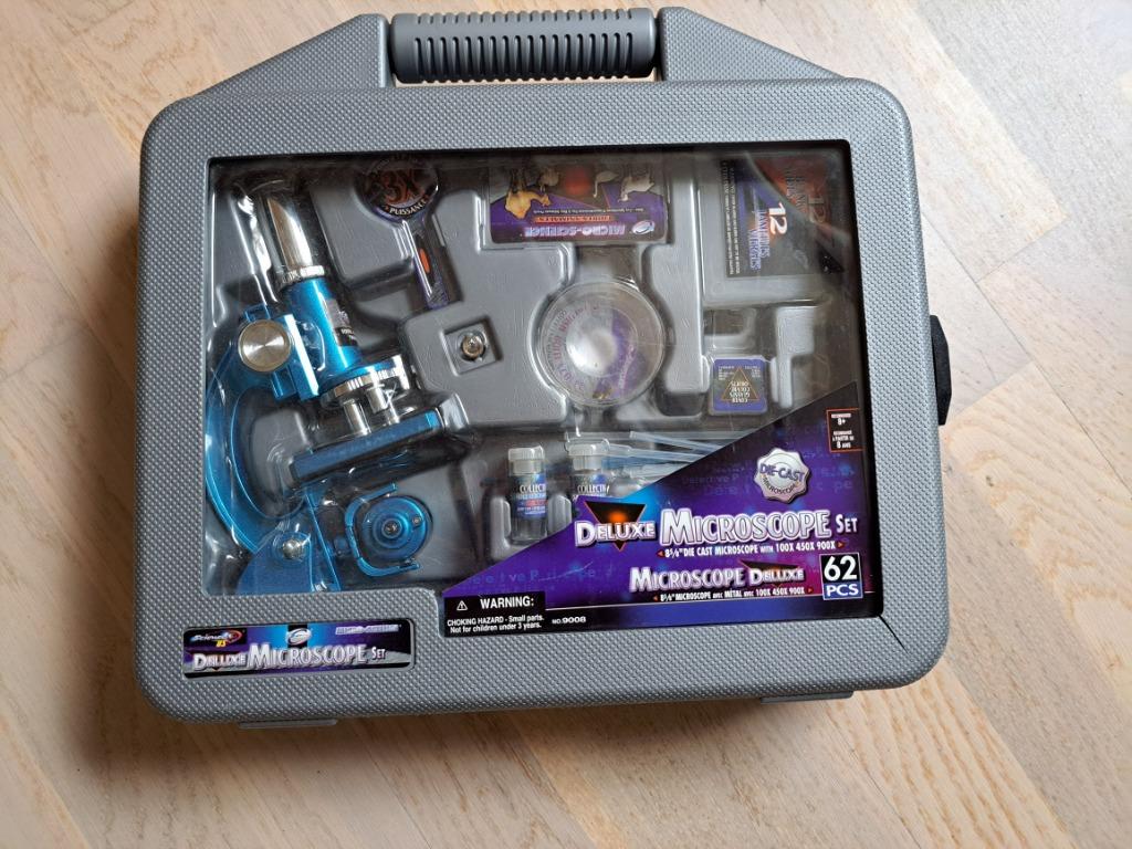Microscoop set, Ophalen, Gebruikt, Ontdekken