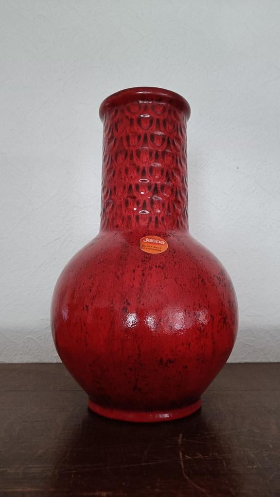 Vintage Jasba keramiek vaas., Antiek en Kunst, Antiek | Keramiek en Aardewerk, Ophalen of Verzenden