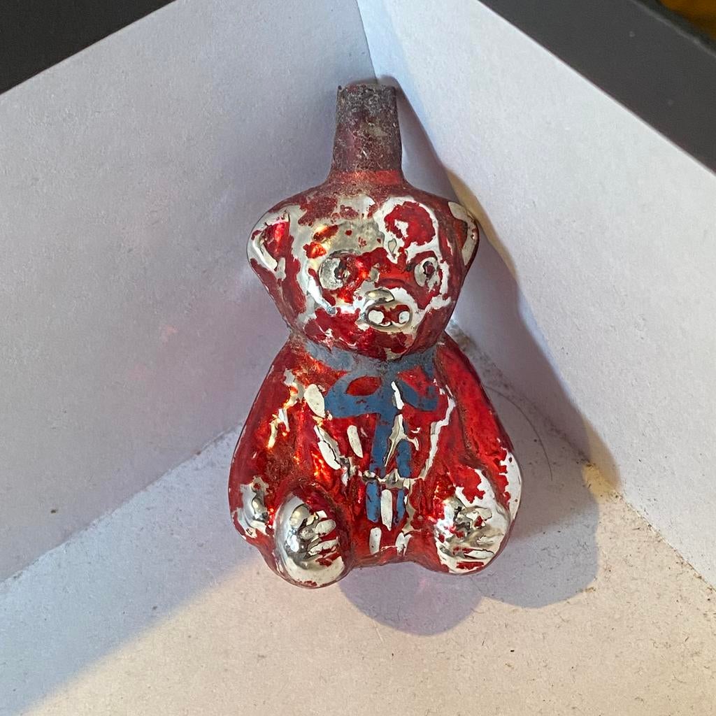 Zeldzame kerstbal, teddybeer, Ophalen of Verzenden, Zo goed als nieuw