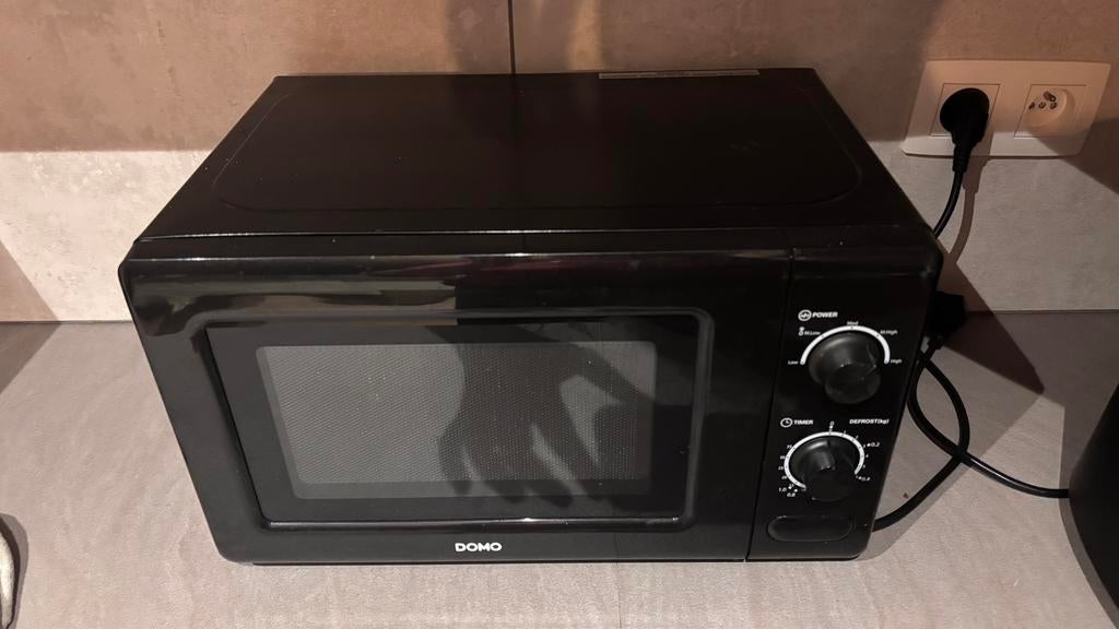 Domo DO1017 microwave oven black, Elektronische apparatuur, Microgolfovens, Ophalen, Zo goed als nieuw, Oven