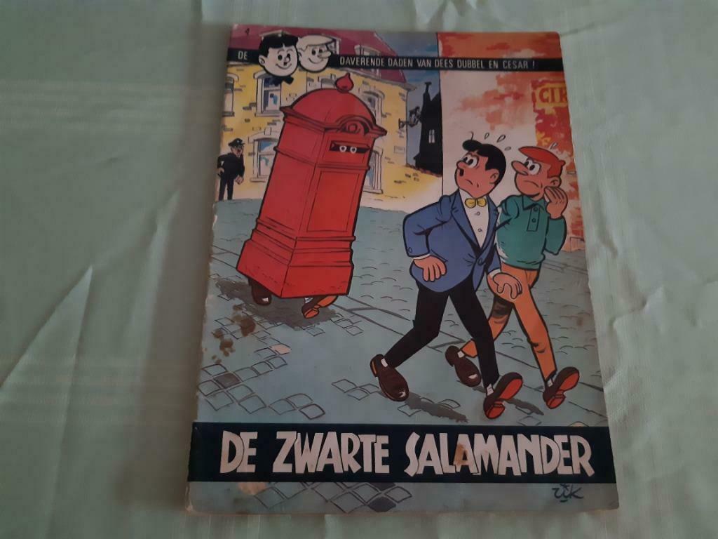 Dees dubbel en Cesar.4.De zwarte salamander., Boeken, Eén stripboek, Ophalen of Verzenden, Gelezen
