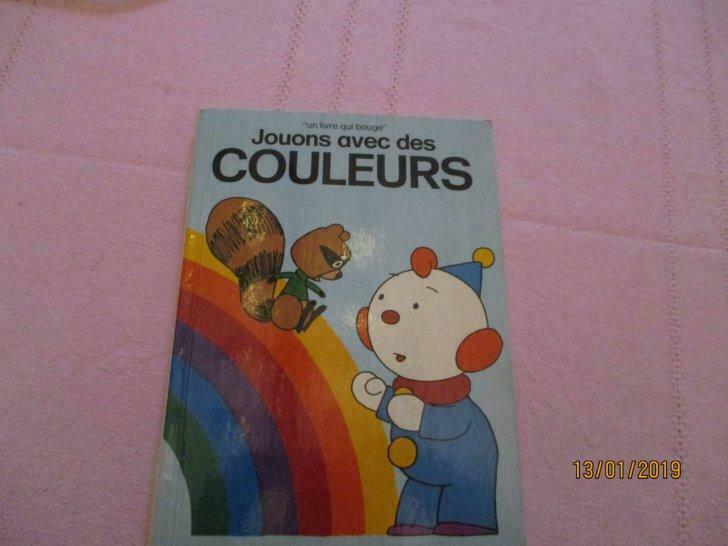 livre "jouons avec les couleurs"., Livres, Livres pour enfants | 0 an et plus, Enlèvement ou Envoi, Utilisé, 0 à 6 mois