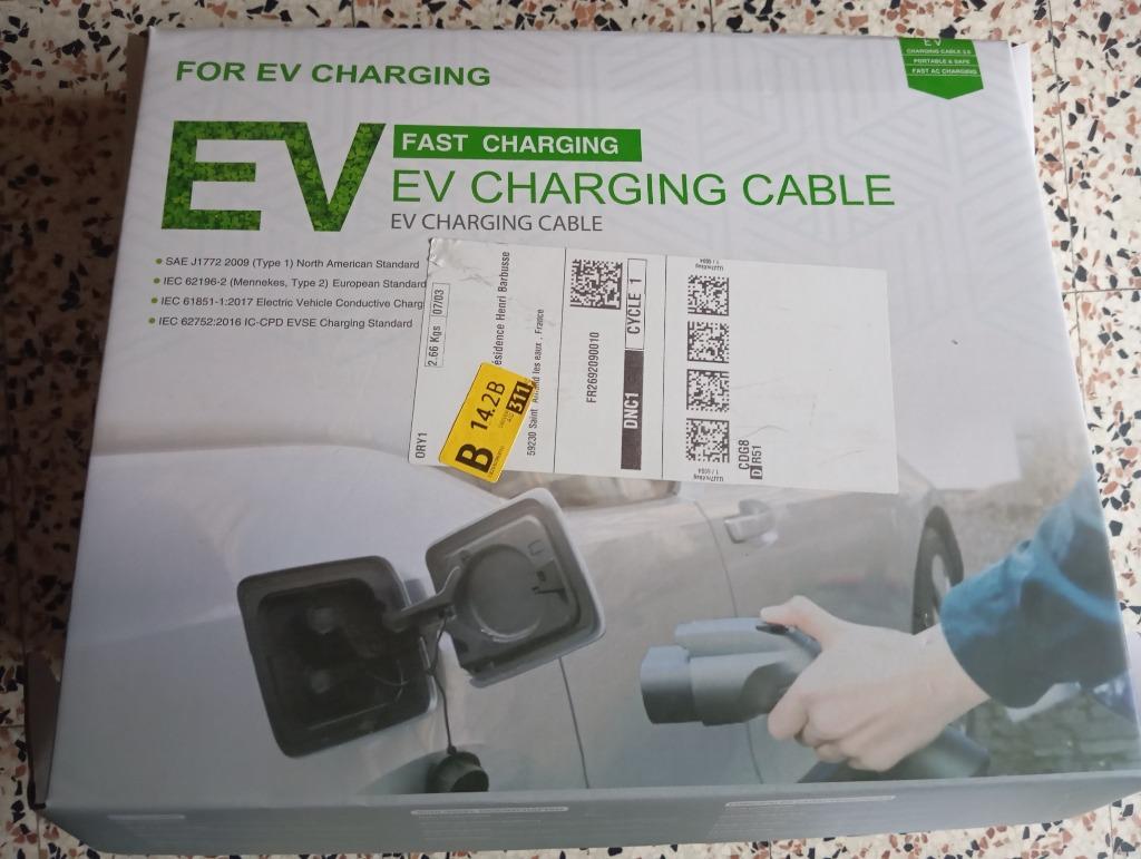 Cable domestique charge voiture électrique, Autos : Divers, Bornes de recharge, Enlèvement ou Envoi
