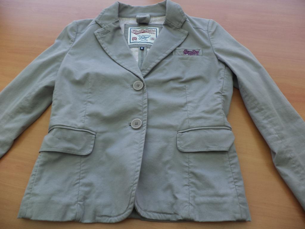 nieuwe grijze blazer van SUPERDRY in maat M, Maat 38/40 (M), Superdry, Nieuw, Ophalen of Verzenden