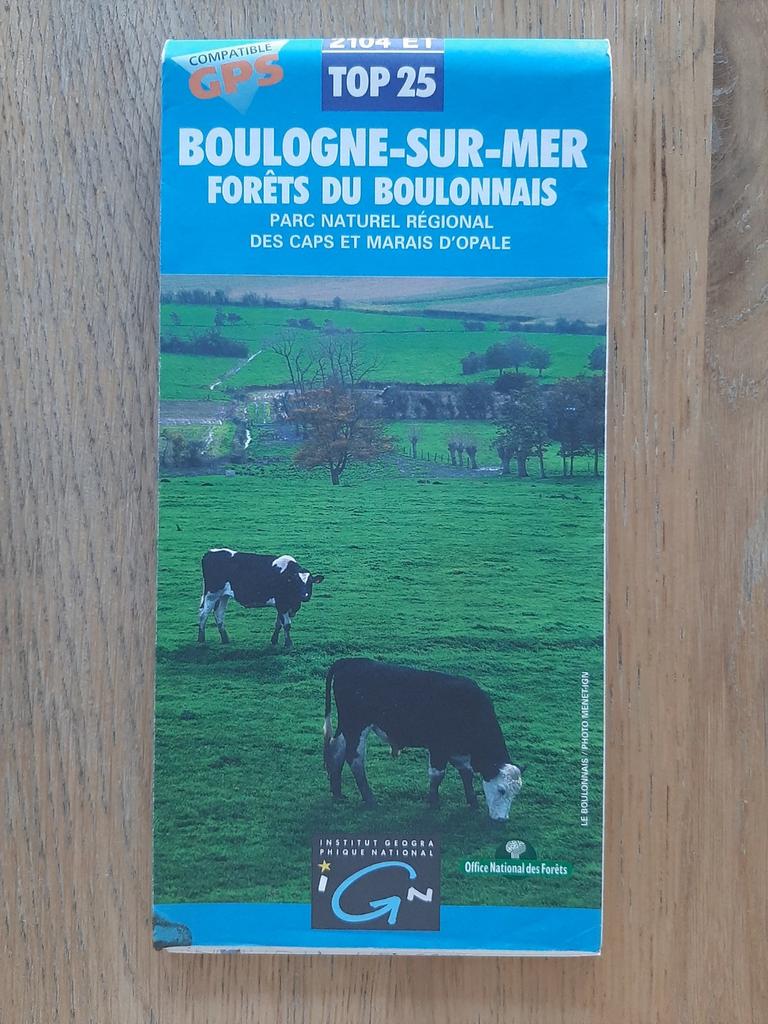 Wegenkaart Boulogne-sur-mer, Enlèvement ou Envoi, 2000 à nos jours, Utilisé, Carte géographique
