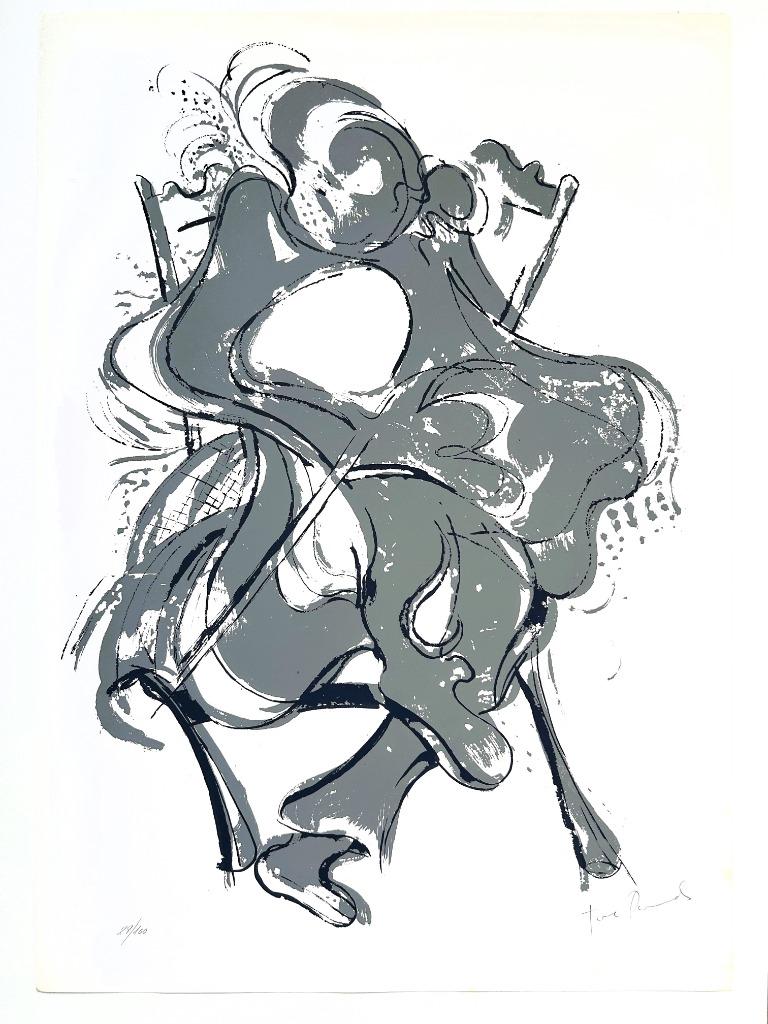 TONE PAUWELS - Zeefdruk / SIG - Zwarte Panter - 63 x 44 cm, Antiek en Kunst, Verzenden