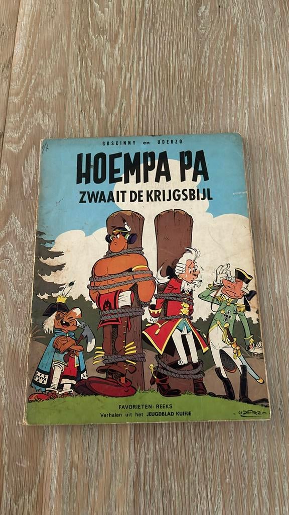 Underzo goscinny hoempa pa zwaait de krijgsbijl 1e druk 1967, Boeken, Ophalen of Verzenden, Gelezen