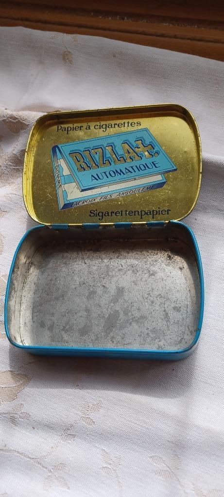 Blikken doosje Rizla vintage, Ophalen, Gebruikt, Overige, Overige merken