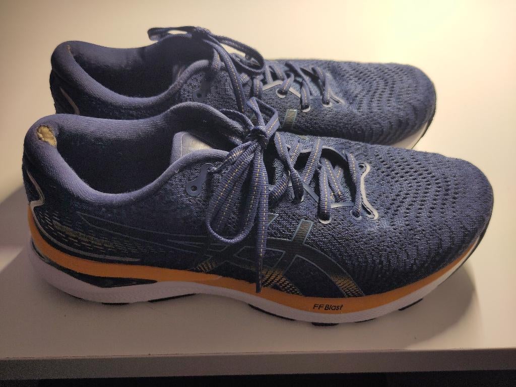 Asics Running Bleu, Enlèvement, Porté, Chaussures de sport, Bleu