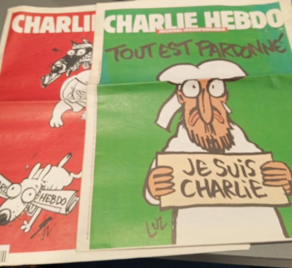 Charlie Hebdo kranten 1178 en 1179 (januari 2015), Boeken, Tijdschriften en Kranten, Ophalen of Verzenden, Gelezen, Krant