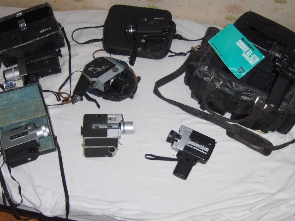 lot van filmcamera's  (verzenden kan ook), Enlèvement, Caméra