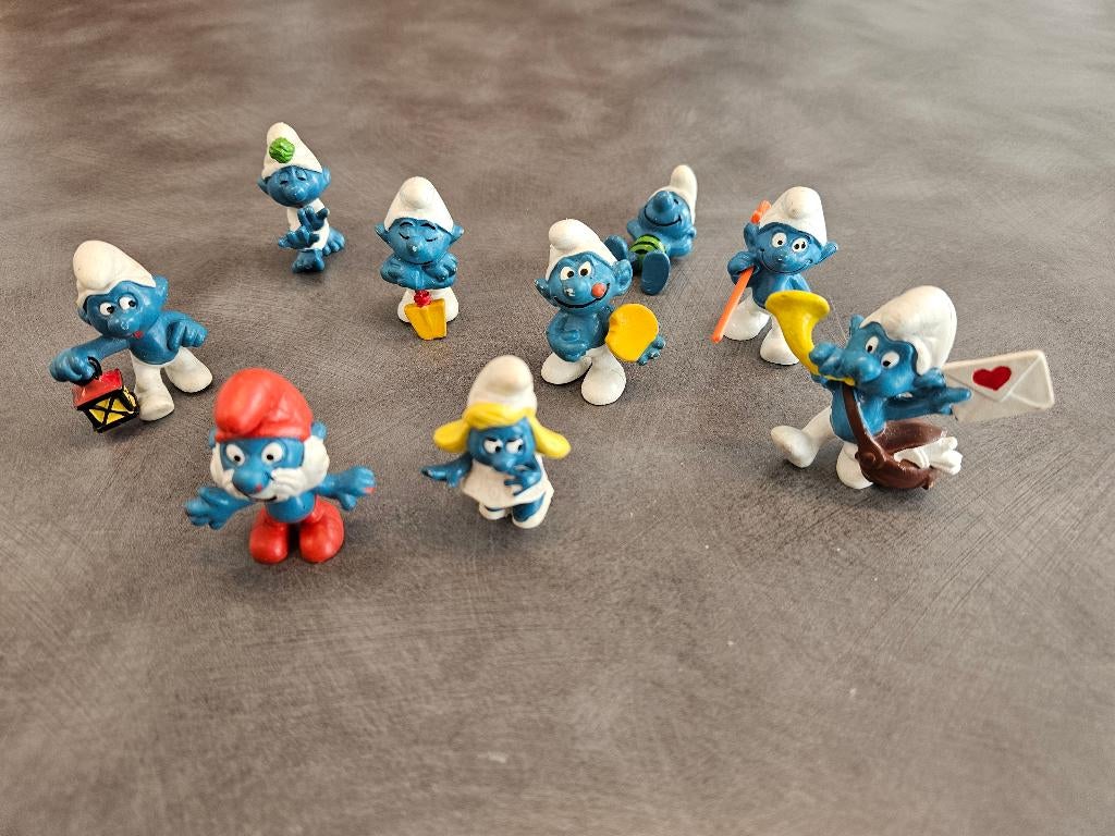 Collectie smurfenfiguurtjes, Ophalen of Verzenden, Gebruikt, Verschillende Smurfen, Poppetje, Figuurtje of Knuffel