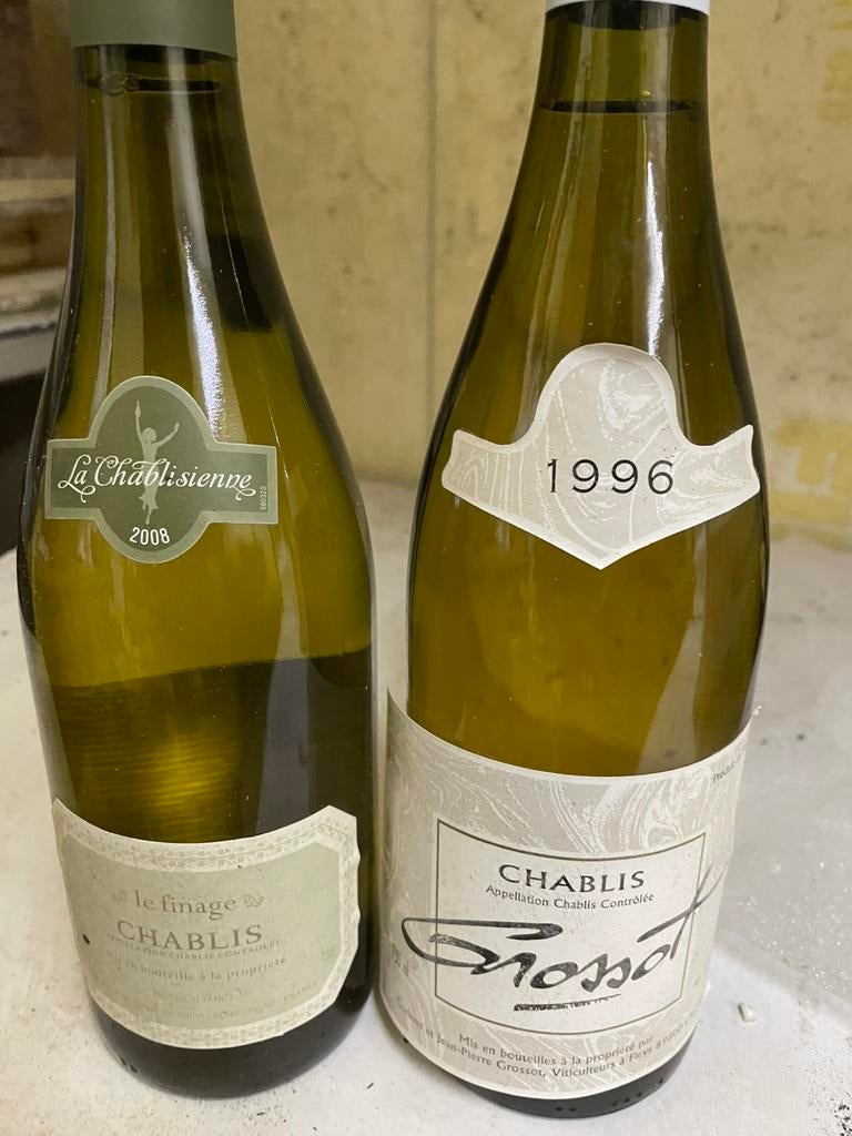 Witte wijn Chablis, Collections, Vins, Enlèvement, Comme neuf, Vin blanc