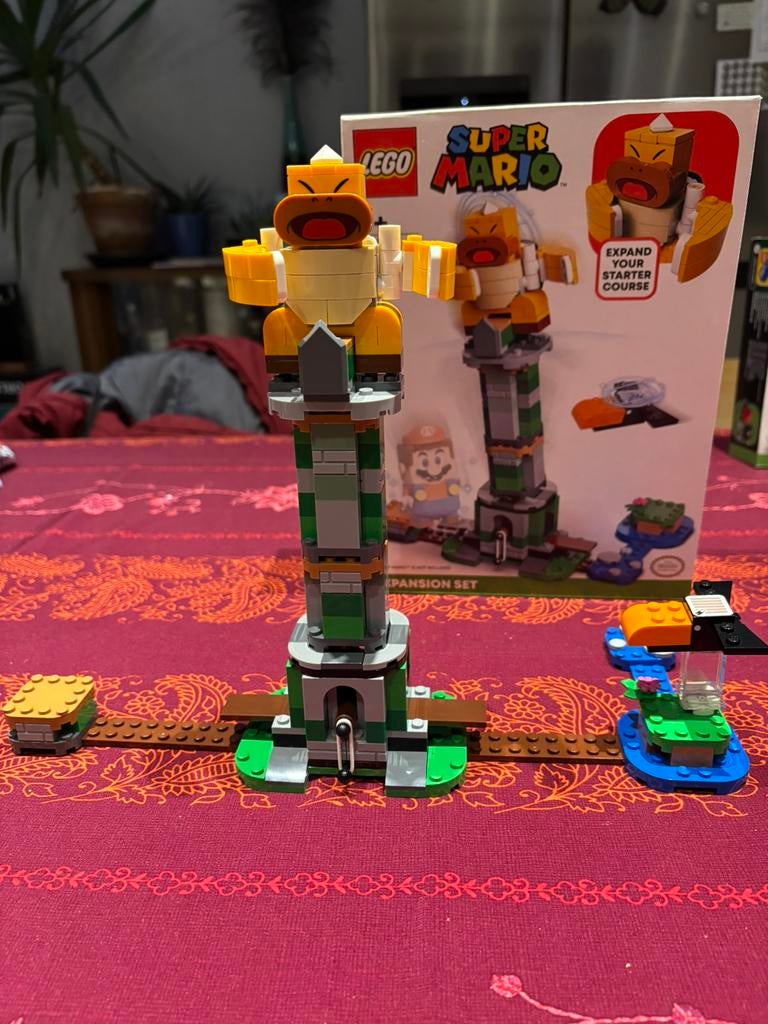 Lego 71388 Boss Sumo Bro Topple Tower, Ophalen of Verzenden, Zo goed als nieuw, Complete set, Lego