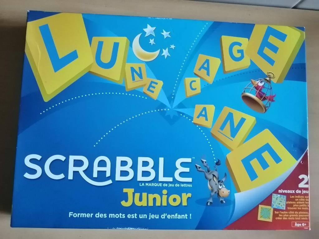 Mattel Scrabble Junior 6 ans et +, Trois ou quatre joueurs, Enlèvement ou Envoi, Mattel