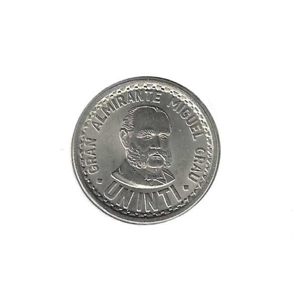 Peru, 1 Inti 1987., Postzegels en Munten, Munten | Amerika, Ophalen of Verzenden, Zuid-Amerika, Losse munt