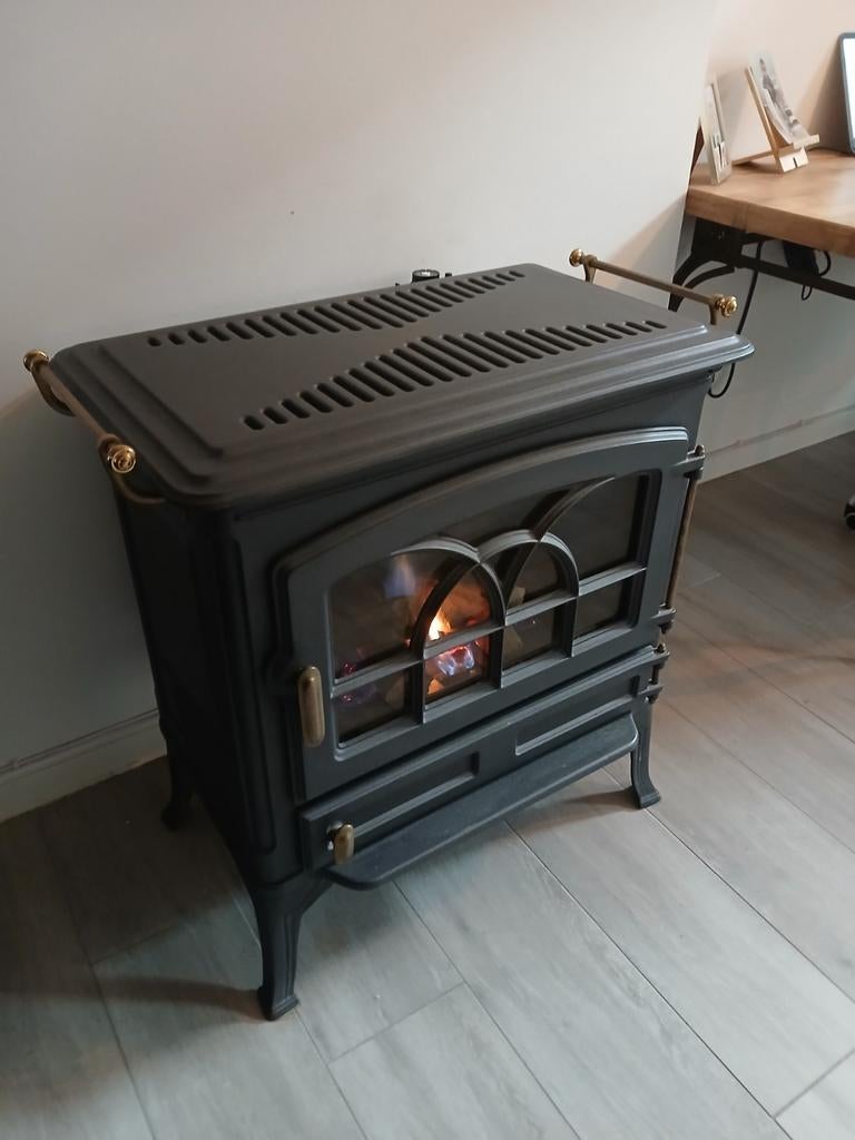 New Laxevaags gaskachel 5.8 kw, Ophalen, Gebruikt, Gas, Vrijstaand