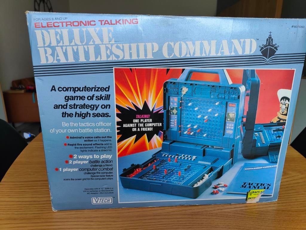 Vintage VTech deluxe battleship command 1988, Games en Spelcomputers, Spelcomputers | Overige, Ophalen
