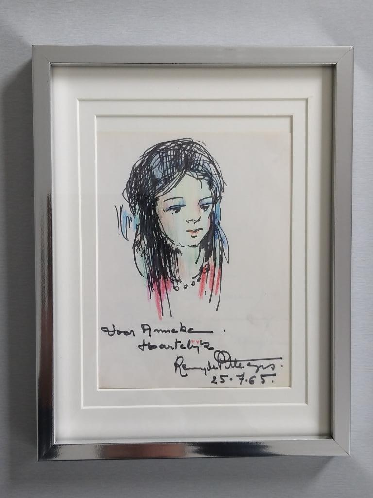 Remy de Pillecyn  , portret , pentekening, Ophalen
