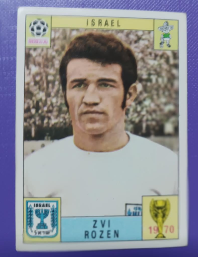 Carte Panini Coupe du monde de foot 1970 au Mexique 70 ROSES, Envoi, Image