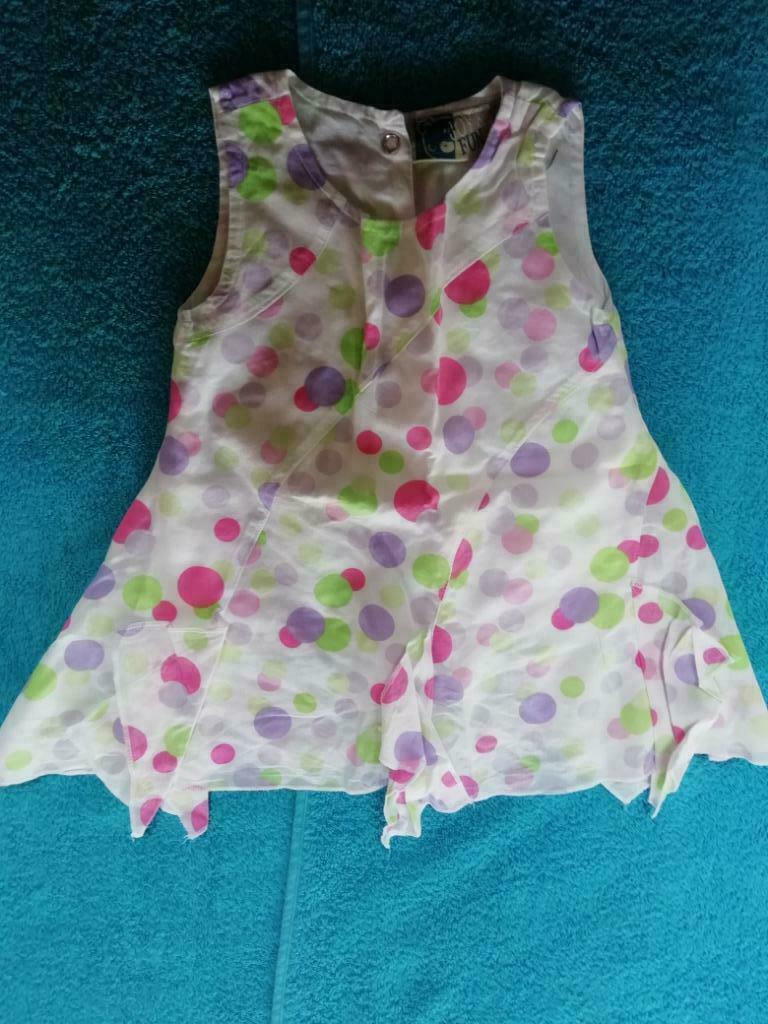 robe à boules Joy & Fun taille 62, Enfants & Bébés, Enlèvement ou Envoi, Utilisé, Fille, Robe ou Jupe