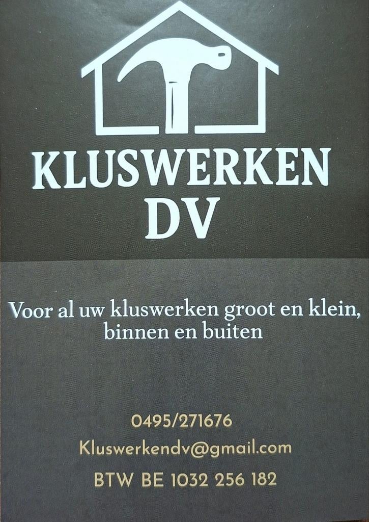 Kluswerken DV, Diensten en Vakmensen, Klusjesman en Klusbedrijf, 24-uursservice