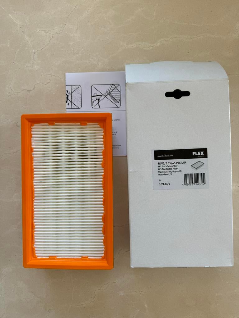 FLEX filtre FE VC/E 35/45 PES L/M nouveau, Enlèvement ou Envoi