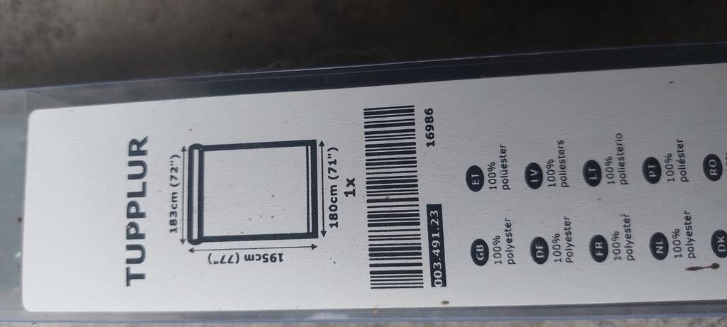 À vendre : nouveau store enrouleur noir TUPPLUR Ikea., Maison & Meubles, Enlèvement, Neuf, Noir