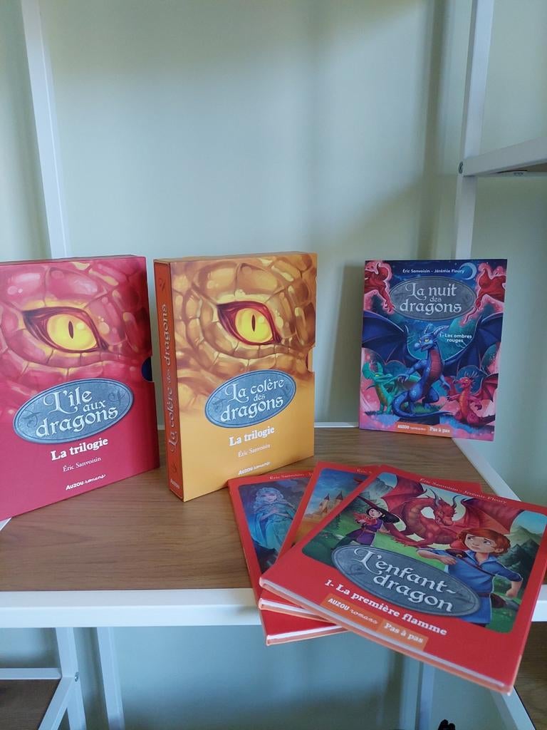 Lot de 10 livres Auzou romans pas à pas. Dragons.Neuf, Livres, Enlèvement ou Envoi, Neuf