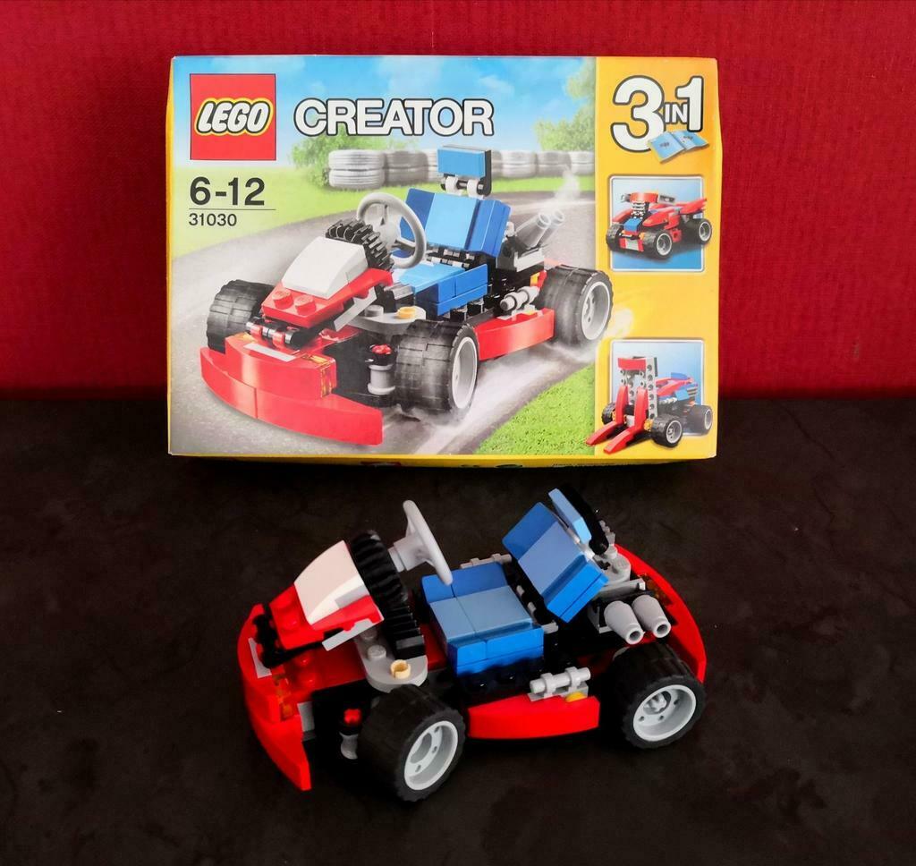Lego creator Rode go-kart 31030, Ophalen of Verzenden, Zo goed als nieuw, Complete set, Lego
