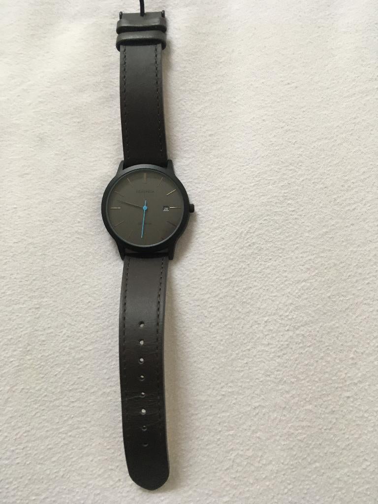 Sekonda montre homme toute neuve elegante, Autres marques, Enlèvement ou Envoi, Cuir, Acier