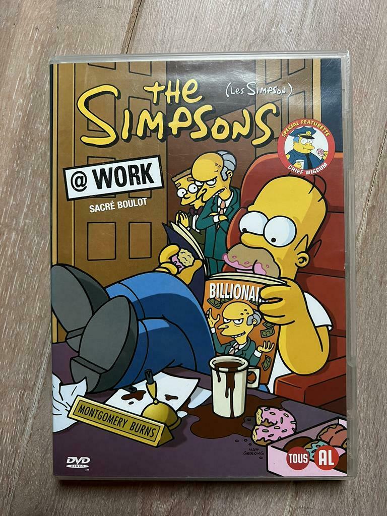Dvd van The Simpsons @ work, Gebruikt, Tekenfilm, Ophalen of Verzenden, Alle leeftijden