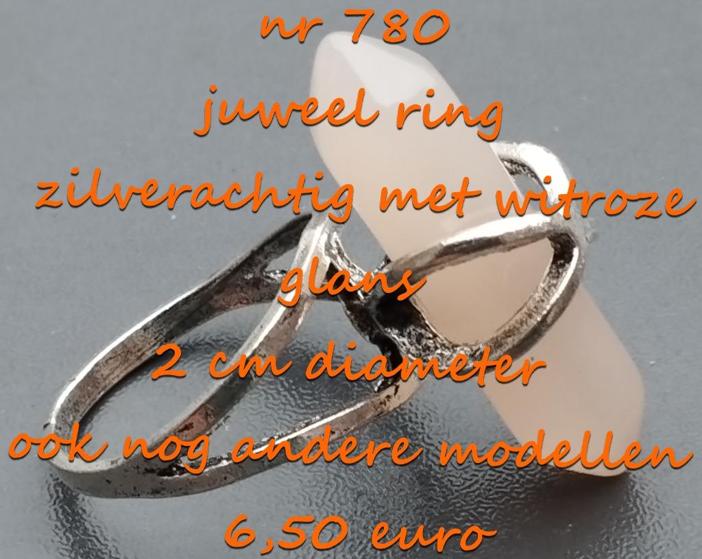 780. Juweel : ring , NIEUW , @LAATSTE STUK@   verzending inb, Overige materialen, Verzenden, Nieuw, 17 tot 18