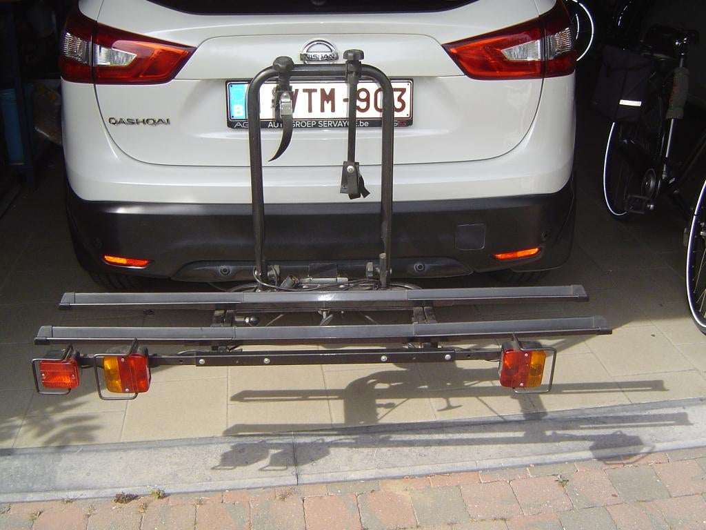 Fiets drager voor auto, Enlèvement, 2 vélos, Comme neuf, Support d'attelage