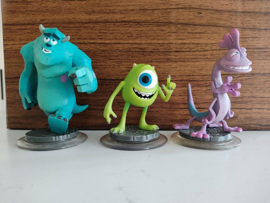 Disney Infinity Monsters University: Sulley, Mike & Randall, Collections, Disney, Utilisé, Statue ou Figurine, Enlèvement ou Envoi
